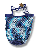 Cotton Market Bag with Flower Motif