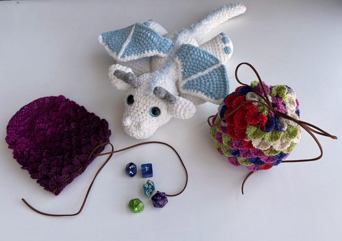 Dragon Scale Dice Bag